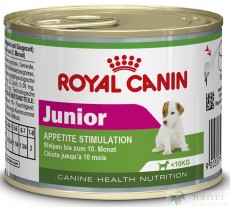 ROYAL CANIN Mini Junior 195g - Puszka karmy dla małych ras - Najtaniej Sklep zoologiczny Warszawa