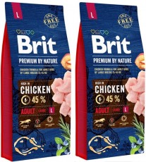 BRIT Premium by Nature Adult Large 2x15kg