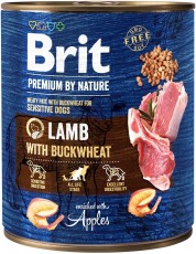 BRIT Premium by Nature LAMB Jagnięcina Gryka Jabłka 800g