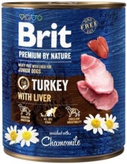 BRIT Premium by Nature TURKEY Indyk Rumianek 800g