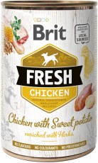 BRIT FRESH Chicken Sweet Potato Kurczak Ziemniaki 400g