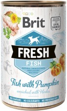 BRIT FRESH Fish Pumpkin Ryba Dynia puszka 400g