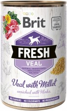 BRIT FRESH Veal Millet Cielęcina Proso puszka 400g