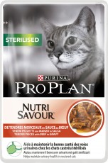 PURINA Pro Plan Sterilised NutriSavour Wołowina Sos 85g