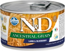 FARMINA ND DOG Ancestral Grain Lamb Blueberry Jagnięcina borówki 140g