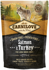 CARNILOVE Dog Adult Large Breed  Salmon / Turkey 1,5kg