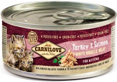 CARNILOVE Cat Kitten Turkey / Salmon puszka dla kociąt 100g