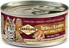 CARNILOVE Cat Adult Turkey / Reindeer Adult puszka 100g