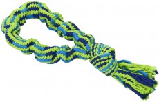 BUSTER COLOUR Bungee Rope Single Knot sznur niebieski/limonkowy 33cm