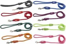 BUSTER REFLECTIVE ROPE Smycz Linka Czarna 120cm/8mm