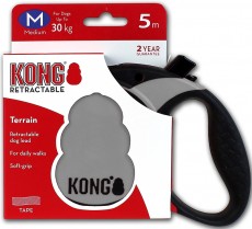 KONG TERRAIN FLEX Smycz szara M