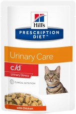 HILL'S PD Feline c/d Urinary Stress Chicken 12x85g