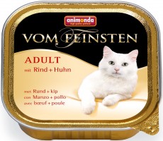 ANIMONDA Vom Feinsten Cat ADULT Wołowina Kurczak 100g