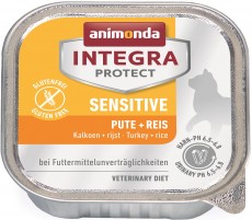 ANIMONDA INTEGRA Protect SENSITIVE Indyk Ryż dla kota 100g