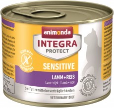 ANIMONDA INTEGRA Protect SENSITIVE Jagnięcina Ryż dla kota 200g