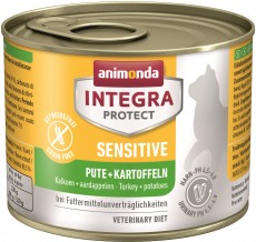 ANIMONDA INTEGRA Protect SENSITIVE Indyk Ziemniaki dla kota 200g