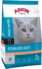 Arion Original Cat STERILISED SALMON Weight Control 33/12 7,5kg