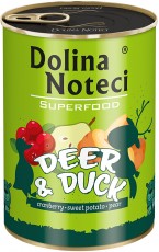 DOLINA NOTECI SUPERFOOD Jeleń i Kaczka 400g