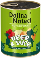 DOLINA NOTECI SUPERFOOD Jeleń i Kaczka 800g