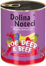 DOLINA NOTECI SUPERFOOD Sarna i Wołowina 800g