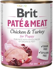 BRIT Paté / Meat for Puppy DLA SZCZENIĄT 800g