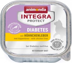 ANIMONDA INTEGRA Protect DIABETES Wątróbka kurczaka dla kota 100g