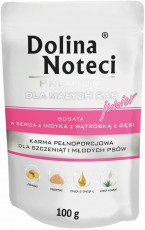 DOLINA NOTECI PREMIUM MAŁE RASY JUNIOR Kurczak Cielęcina 100g