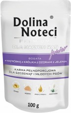 DOLINA NOTECI PREMIUM MAŁE RASY JUNIOR Królik Jeleń 100g