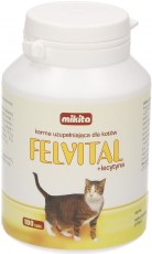 MIKITA FELVITAL + LECYTYNA 50g Witaminy dla kota 100tabl.