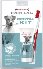 VERSELE LAGA Oropharma Plaque Free Dental Care Kit - zestaw pasta do zębów + szczoteczka