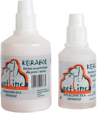 VETOQUINOL Pet-Line Kerabol krople dla psów i kotów 20ml