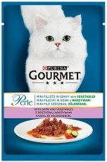 PURINA GOURMET Perle mini Fileciki z Dziczyzną i warzywami 85g