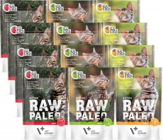 Vet Expert RAW PALEO Kitten MIX SMAKÓW 12x100g