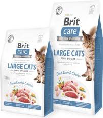 BRIT CARE Cat GF Adult LARGE CATS Kaczka 400g