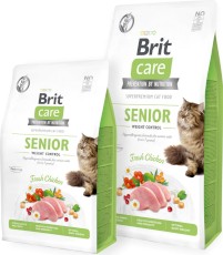 BRIT CARE Cat GF SENIOR Weight Control 400g