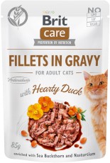 BRIT Care Cat GF Adult Hearty Duck Kaczka Sos 85g