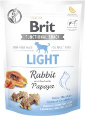 BRIT Care Dog Functional Snack LIGHT Królik Papaja 150g