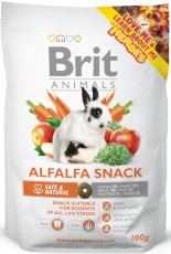 BRIT ANIMALS Alfalfa Snack dla gryzoni i królików 100g