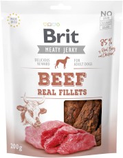 BRIT JERKY Snack BEEF Real Fillets Wołowina 200g