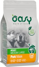 OASY Dog OAP Adult Medium / Large Pork Wieprzowina 12kg