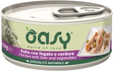 OASY Dog Specialita Naturale Kurczak Wątroba Warzywa 150g