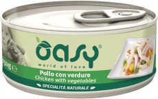 OASY Dog Specialita Naturale Kurczak z Warzywami 150g