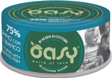 OASY Cat More Love Tuna White Fish Tuńczyk Białoryba 70g