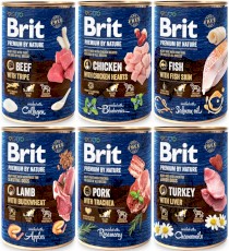 BRIT Premium by Nature MIX SMAKÓW 24x400g