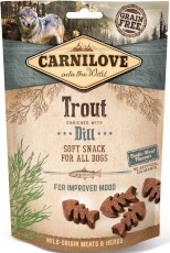 CARNILOVE DOG Soft Snack Trout Dill PSTRĄG 200g