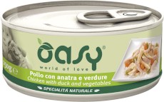 OASY Dog Specialita Naturale Kurczak Kaczka Warzywa 150g