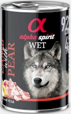 ALPHA SPIRIT Wet Dog Lamb Pear Jagnięcina Gruszka 400g