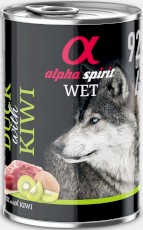 ALPHA SPIRIT Wet Dog Duck Kiwi Kaczka z Kiwi 400g