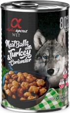 ALPHA SPIRIT Meat Balls Turkey Klopsiki Indyk Kolendra 400g