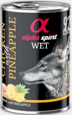 ALPHA SPIRIT Wet Dog Chicken Pineapple Kurczak Ananas 400g